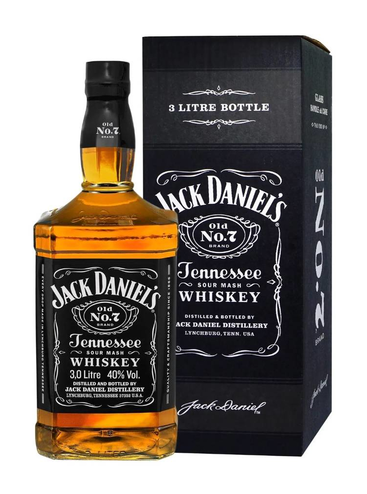 Whisky Jack Daniels, 40° 3 Litros